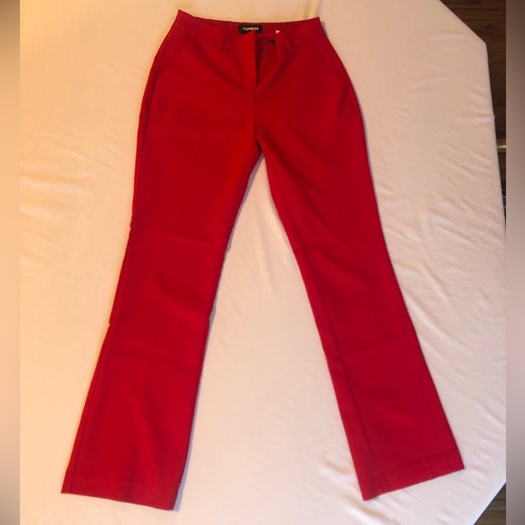 express red dress pants Women's Red Wide Leg Pants & Dress Trousers
